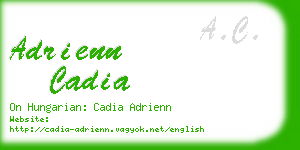 adrienn cadia business card